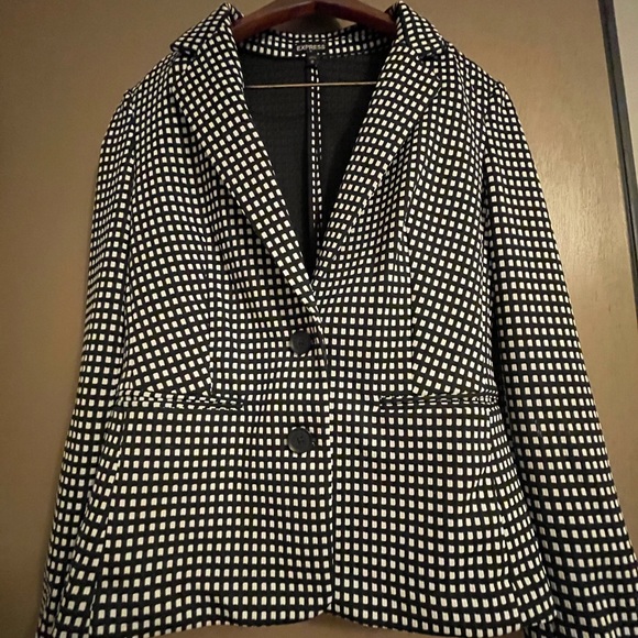 Express checkered blazer - Picture 3 of 3